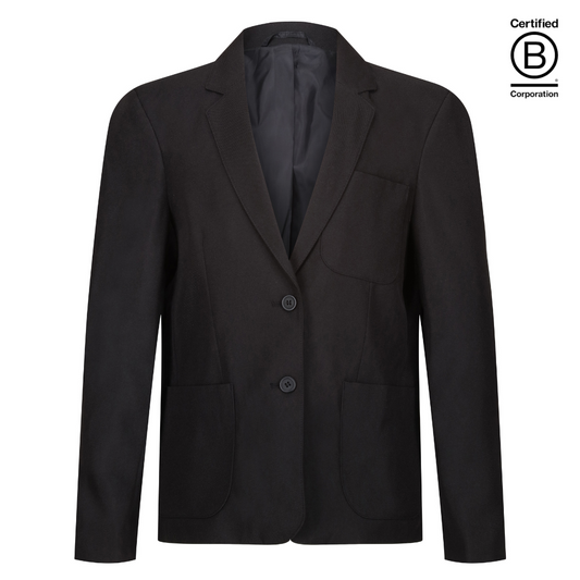 Black girl's Performa eco school blazer - ethical school uniform