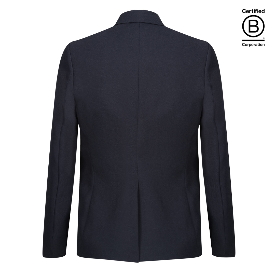 Navy Performa Eco Girls Classic sustainable School suit Jacket - ethical school uniform