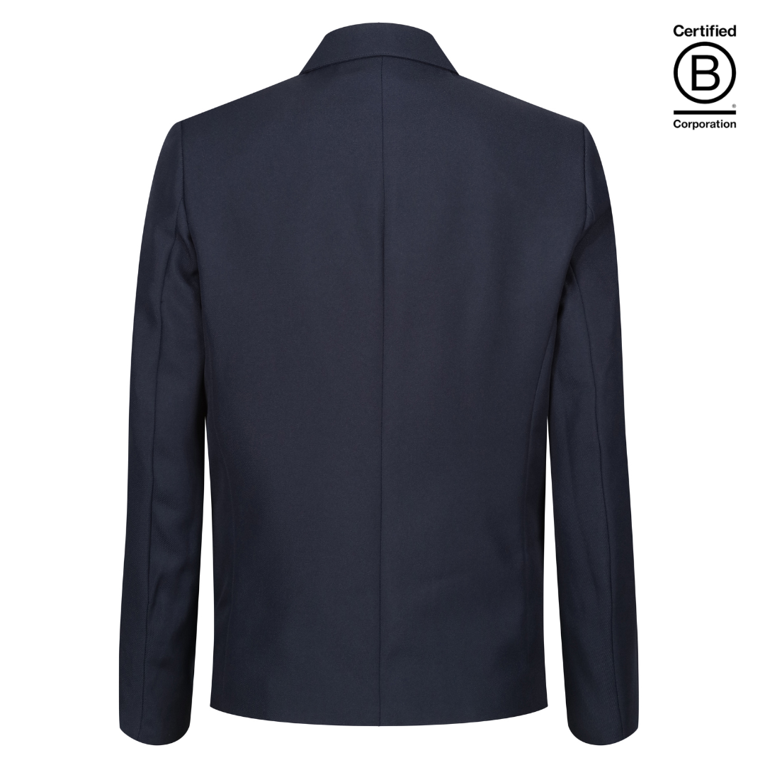 Navy girl's Performa eco school blazer - ethical school uniform
