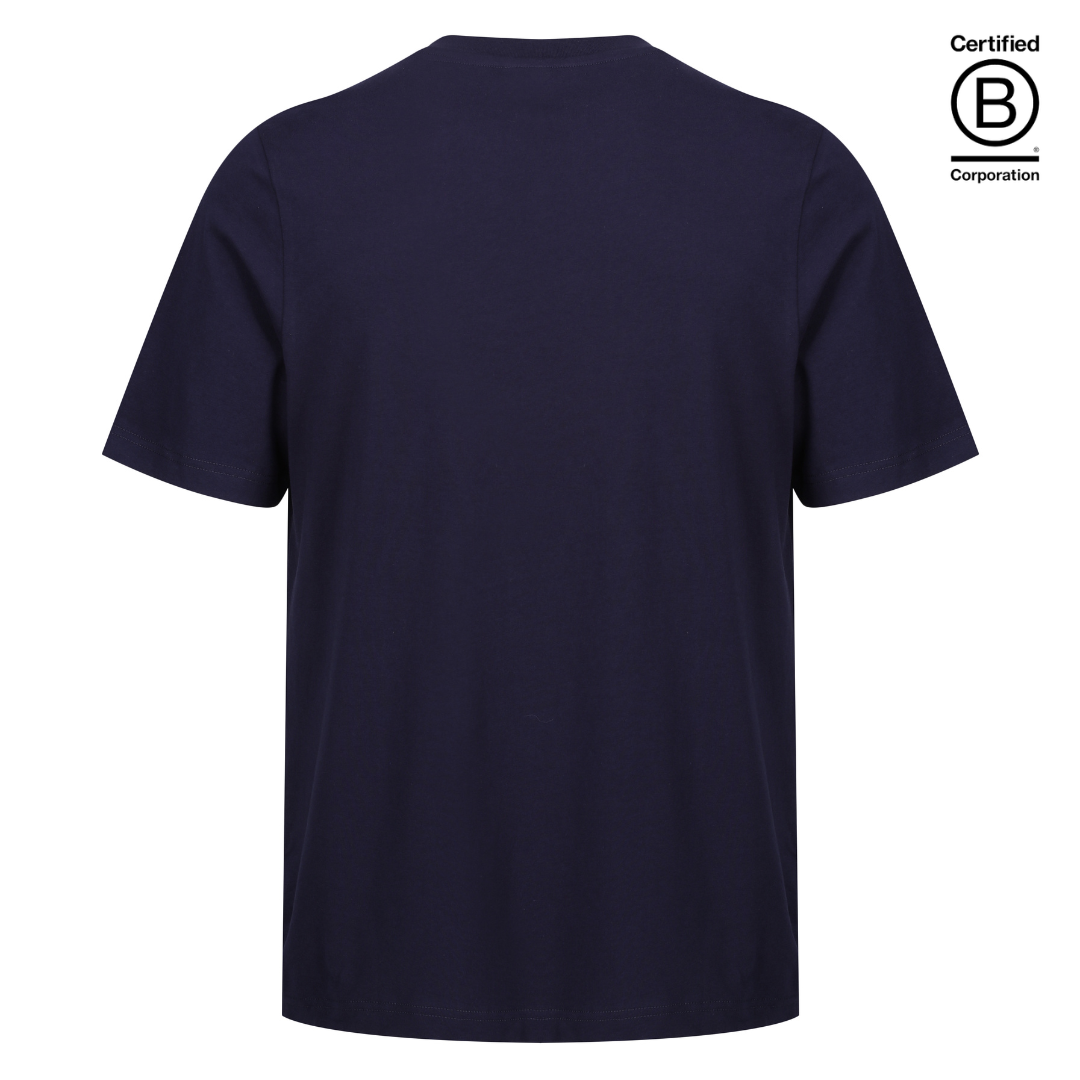 Ethical work uniform navy classic fit cotton T-shirt