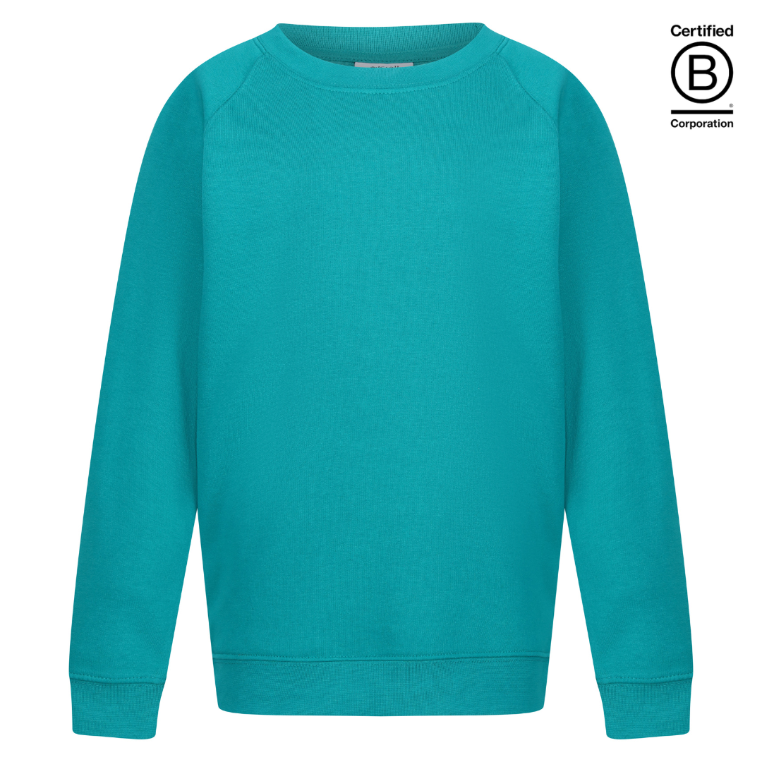 jade green school jumper