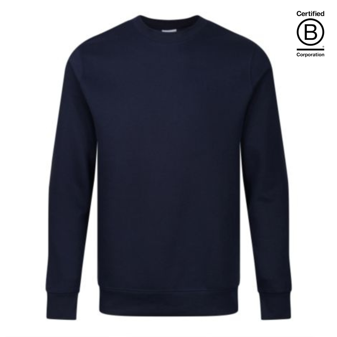 Plain navy crew neck jumpers sweatshirts unisex