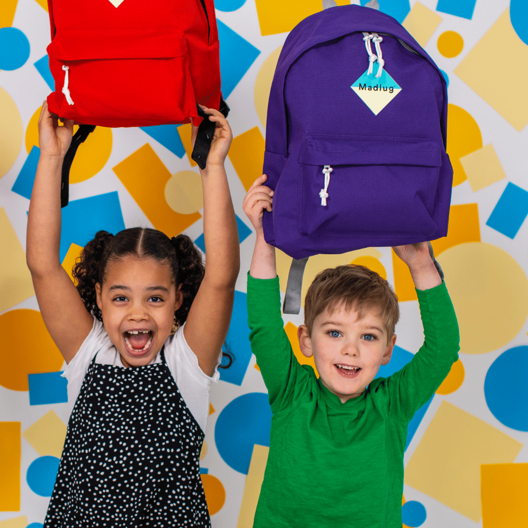 Madlug junior school bags B corp ethical sustainable school backpack