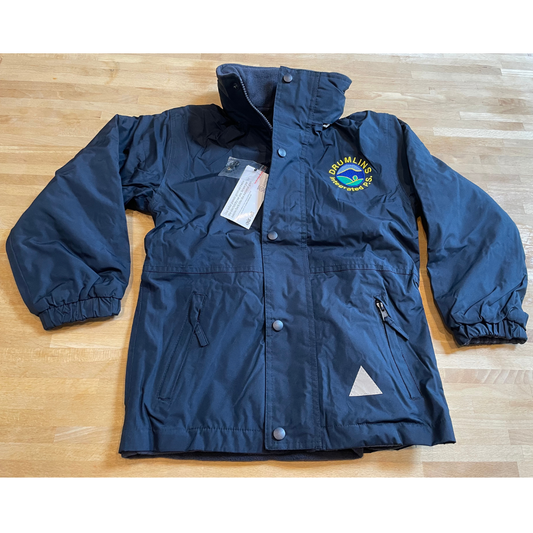 Drumlins Integrated Primary School's reversible coat