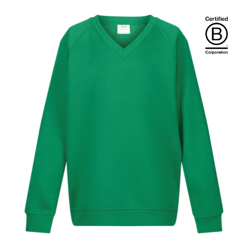 Plain v-neck school jumpers / sweatshirts