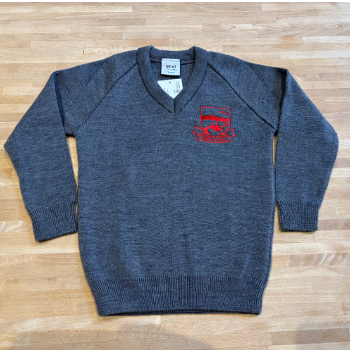 Kircubbin Integrated Primary School v-neck school pullover