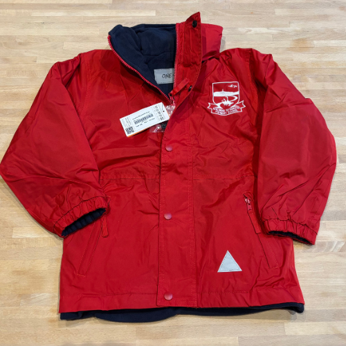 Kircubbin Integrated Primary School reversible waterproof coat