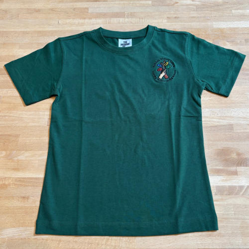 Bottle green PE t-shirt