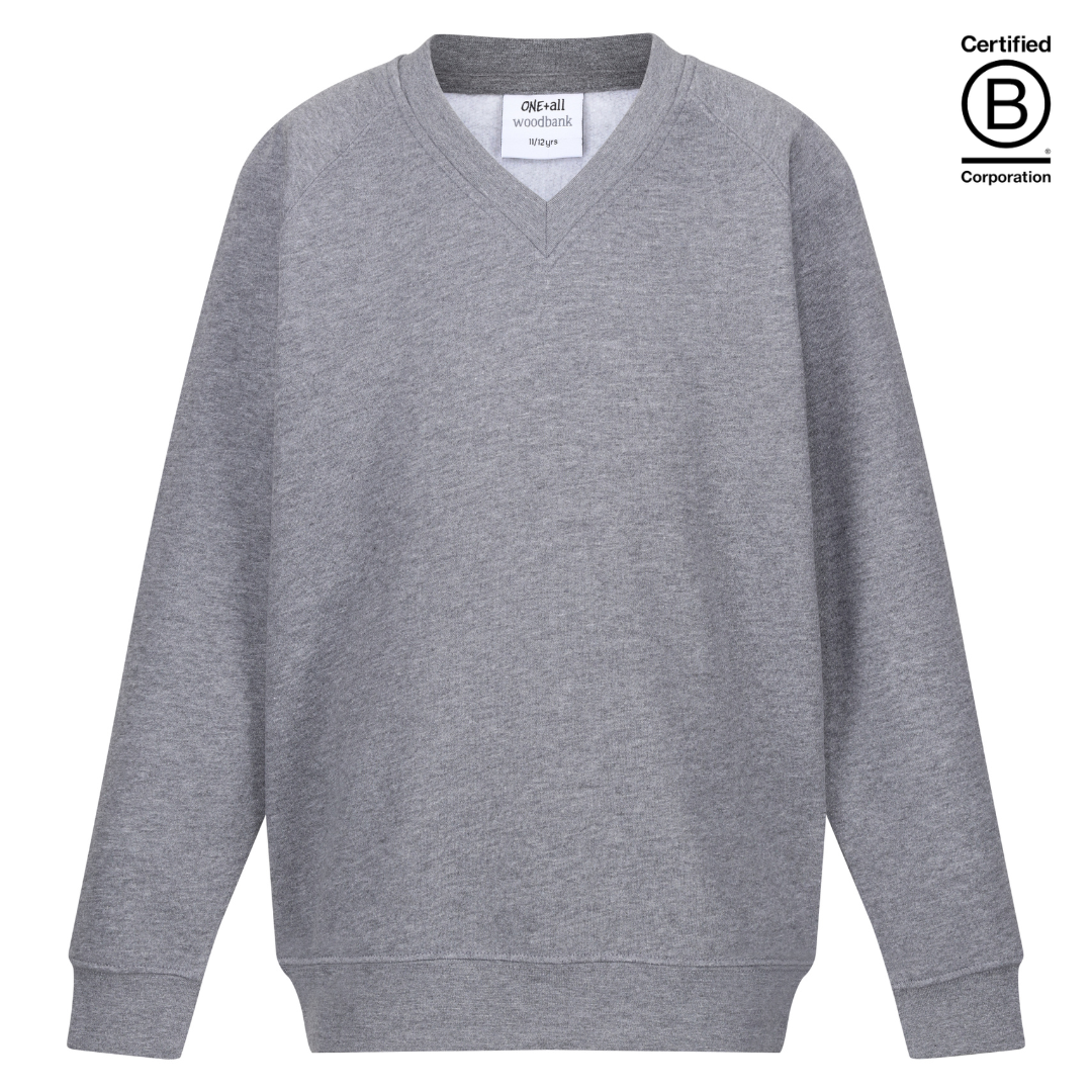 Plain school jumpers sweatshirts v neck Ethical Schoolwear