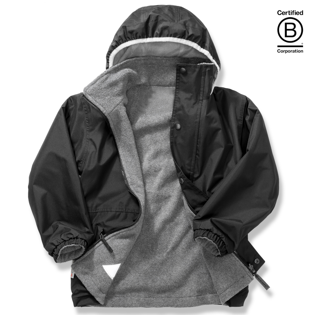 Black waterproof school coat outlet