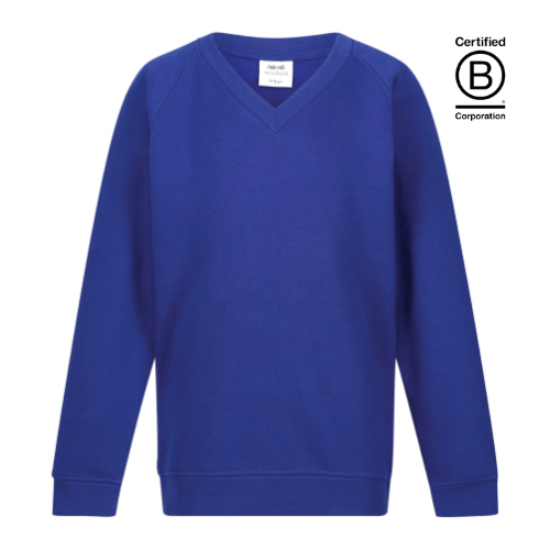Plain v-neck school jumpers / sweatshirts