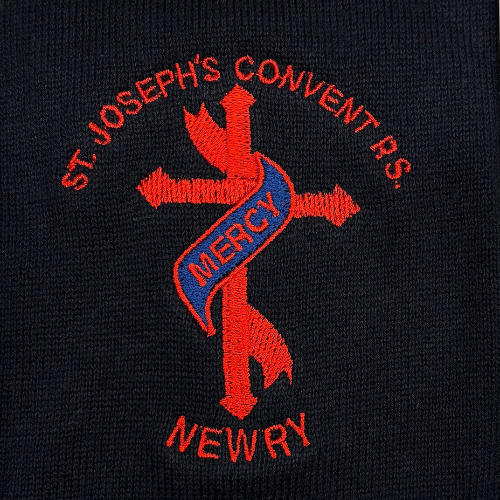 St Joseph's Convent Primary School unisex cotton v-neck jumper