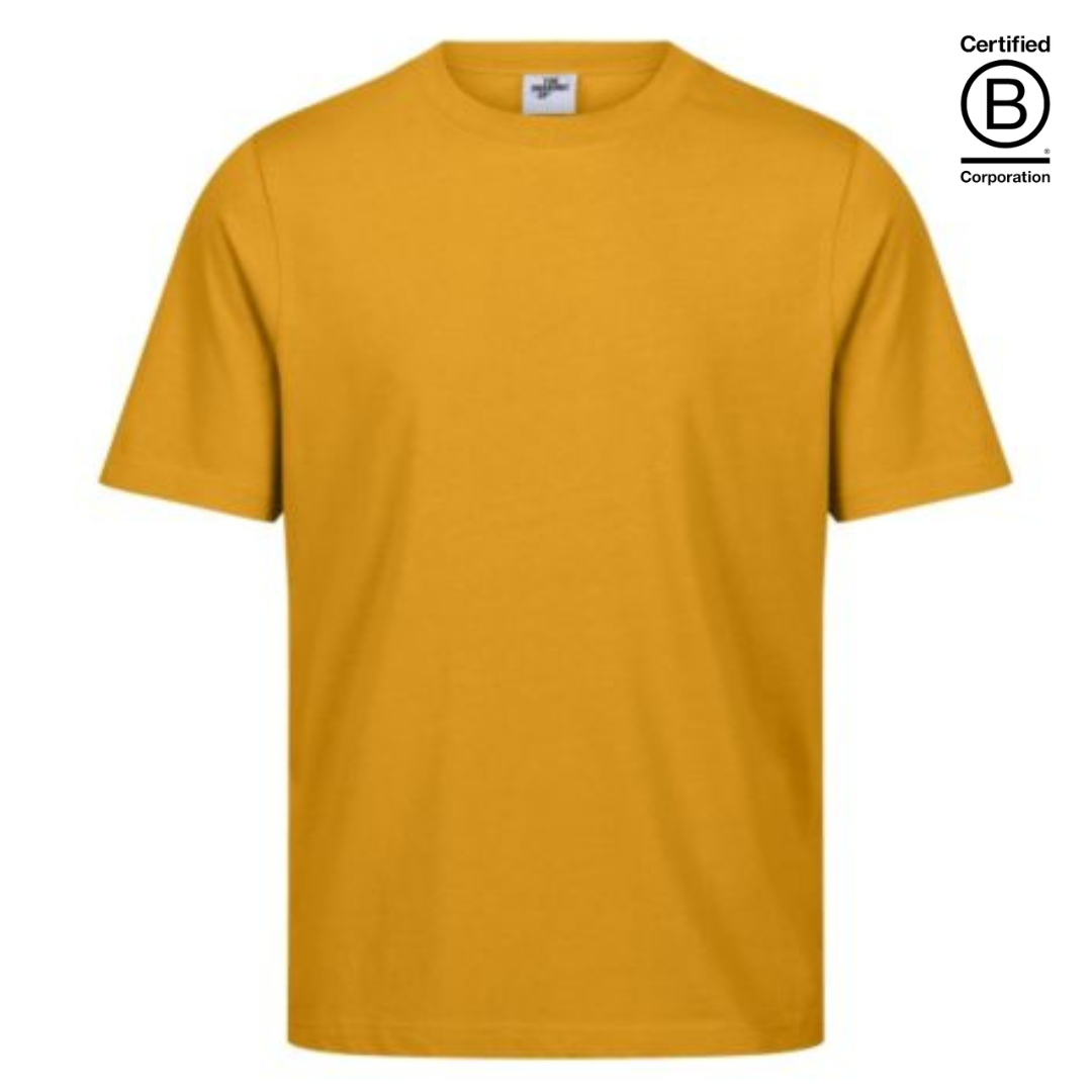 Sunflower yellow classic fit 100% cotton t-shirt - ethically made and sustainable