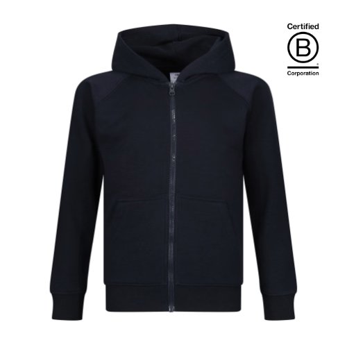 Adult navy zip up hoodie zoodie