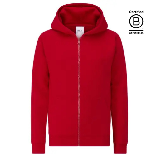 Adult red zip up hoodie zoodie