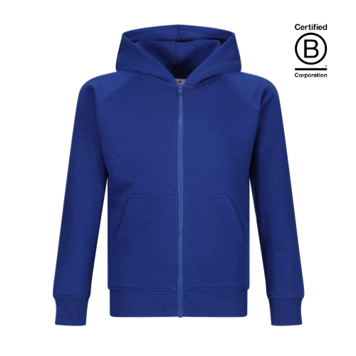 Adult royal blue zip up hoodie zoodie