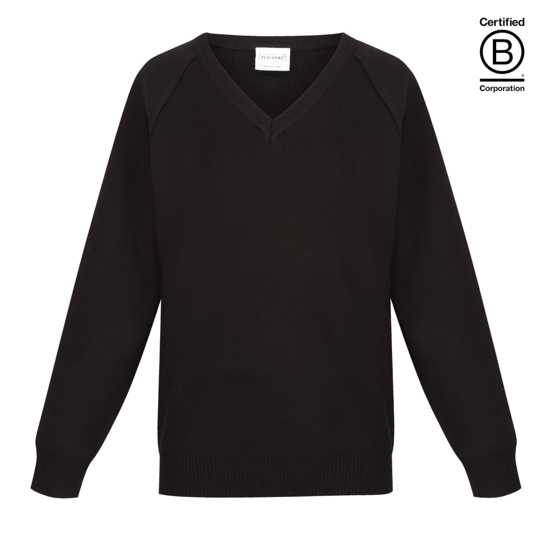 Black school uniform sales sweater