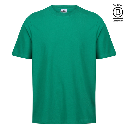 Ethical work uniform emerald green cotton classic fit t-shirt 