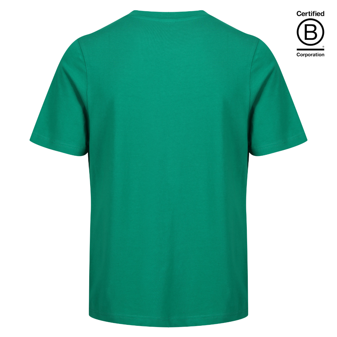 Emerald green classic fit cotton T shirt