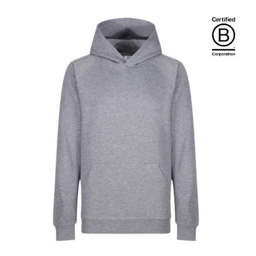 Grey kids plain hoodie