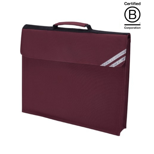 Maroon expandable primary school book bags