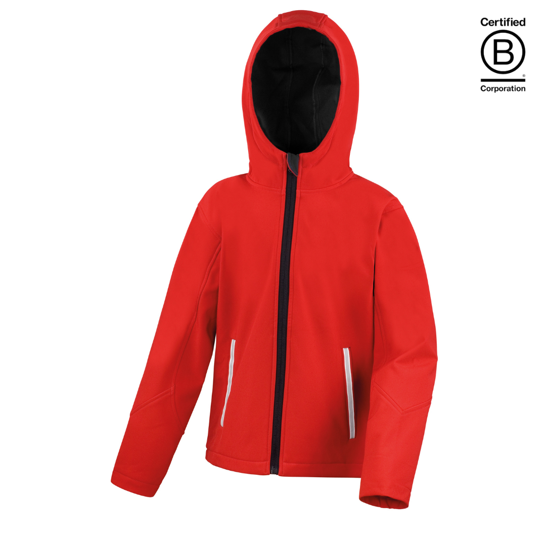 Lightweight red waterproof school coat anorak / rain jacket