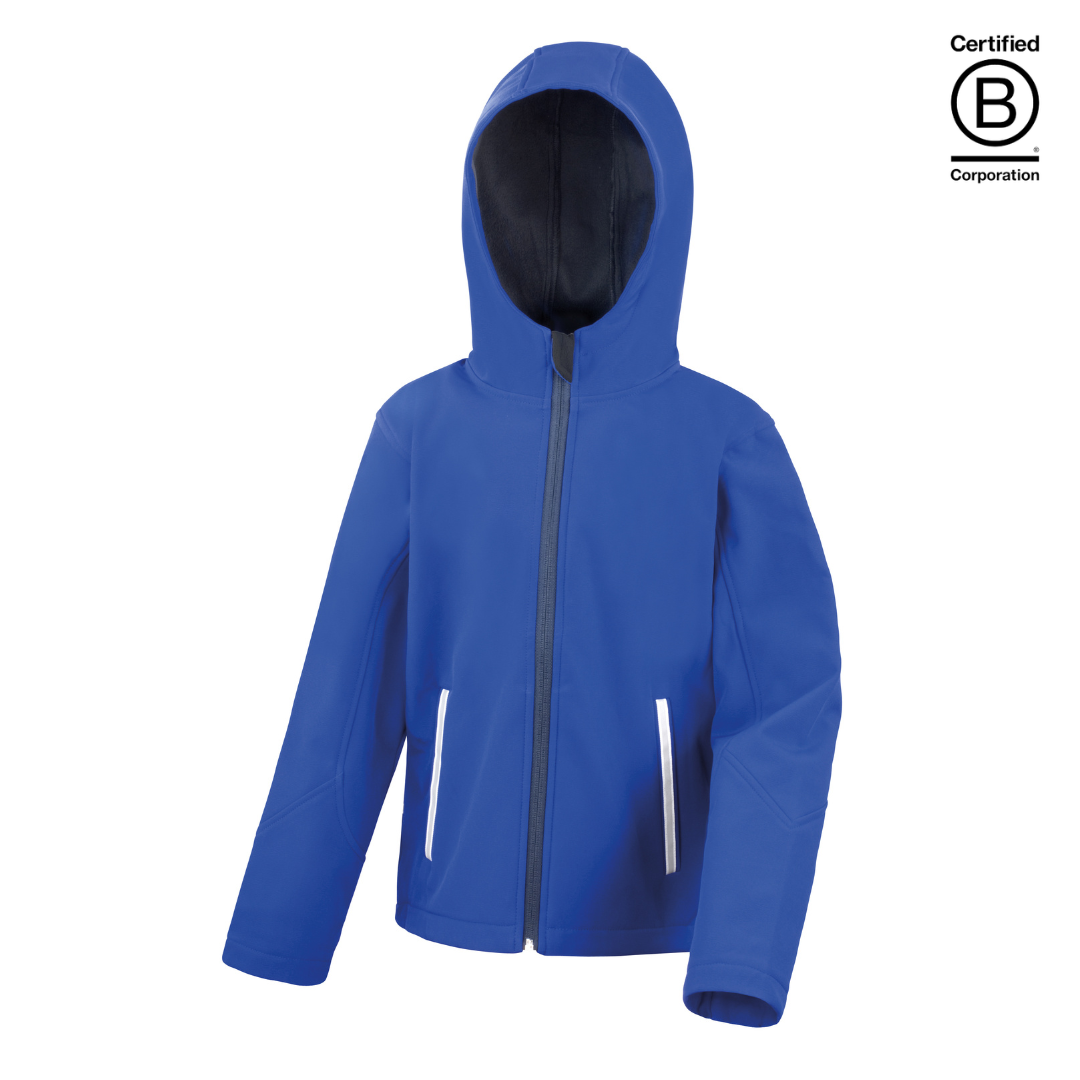 Lightweight royal blue waterproof school coat anorak / rain jacket