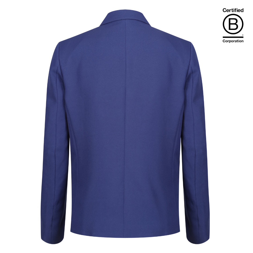 Royal blue girl's Performa eco school blazer - ethical school uniform