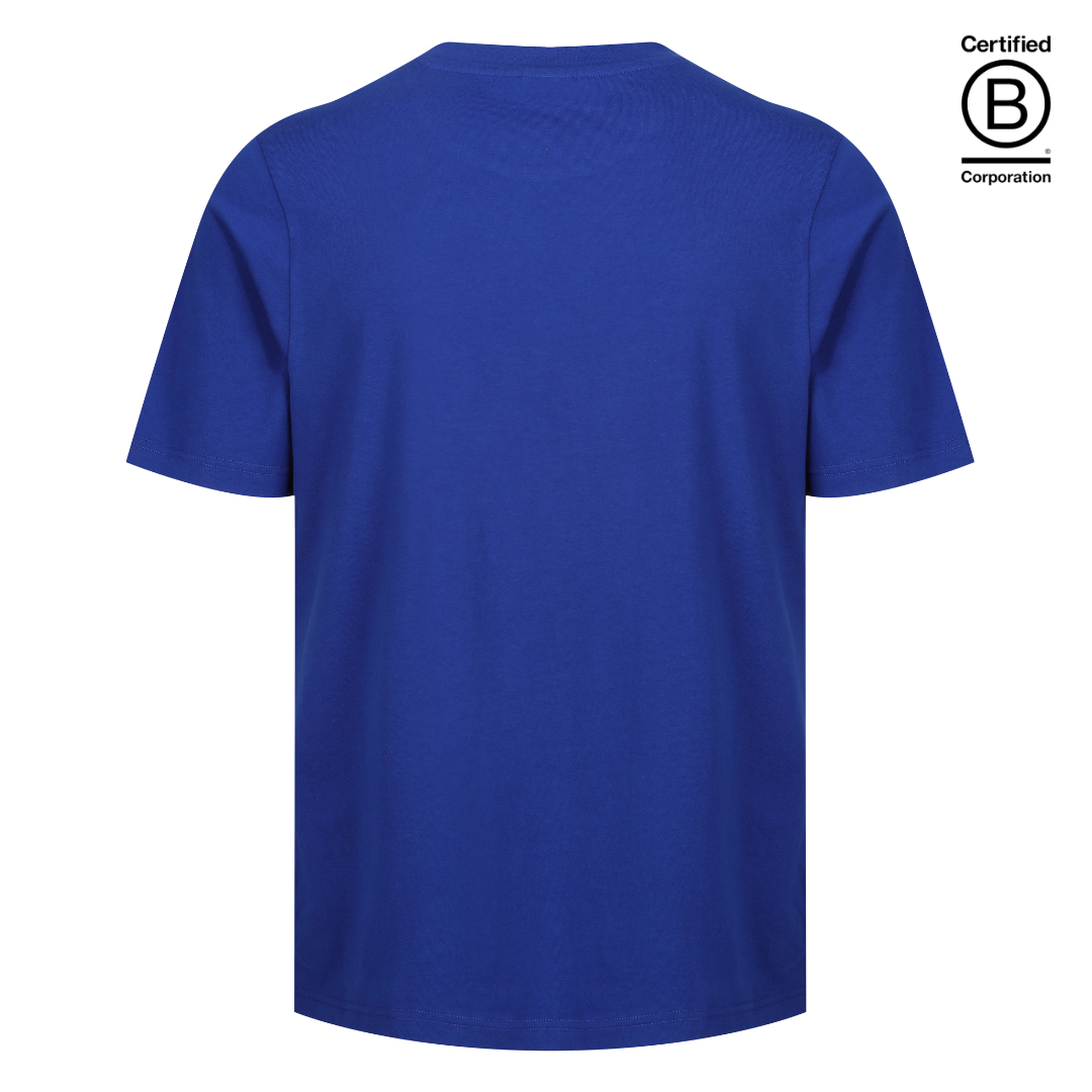 Ethical work uniform royal blue cotton classic fit t-shirt 