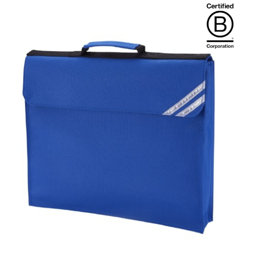 Royal blue expandable primary school book bags