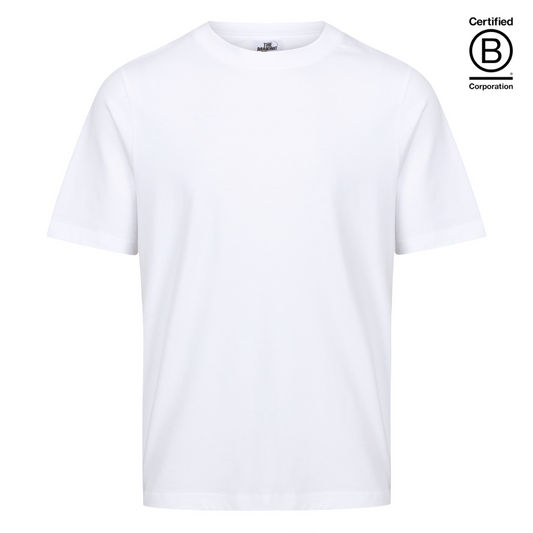 Ethical work uniform white cotton classic fit T-shirt