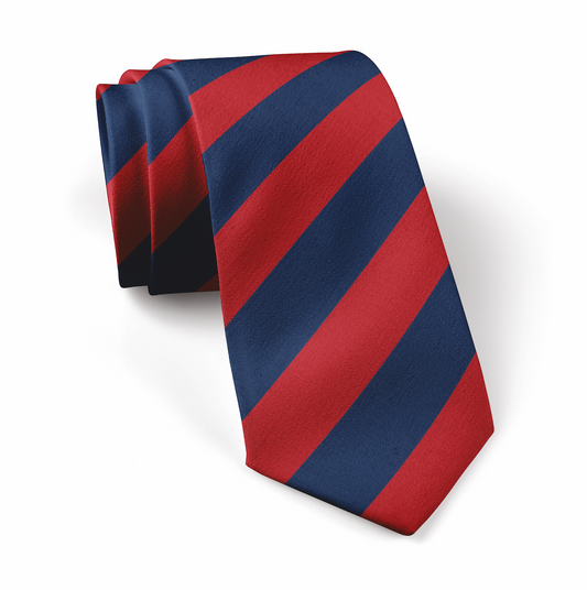 Wide stripe recycled sustainable eco school ties